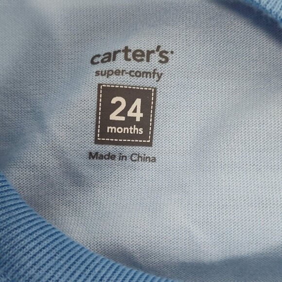Carters 100 % Polyester 24 Month Doggy Sleepwear 2 Piece NWT - Picture 8 of 11
